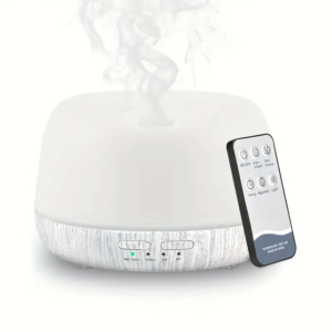 Аромадифузор електричний з пультом, біло-сірий колір