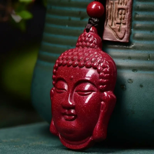 Підвіска Будда з червоного каменю