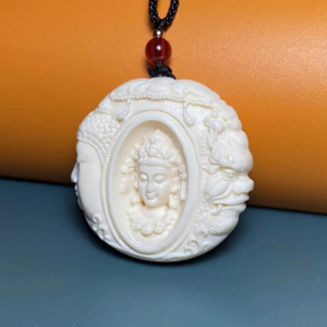 Підвіска Будда із білої смоли