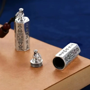 Кулон «Шестигранна мантра» з нержавіючої сталі