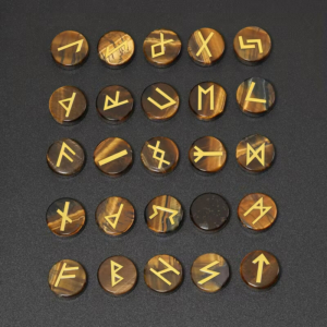 Руни із тигрового каменю, 25 шт.