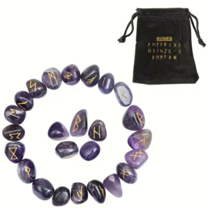 Руни із аметиста, 25 шт.