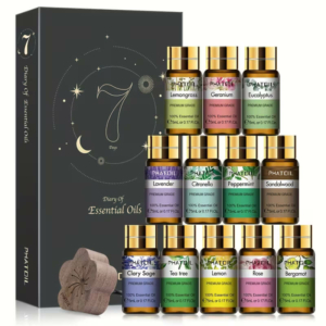 Набір аромаолій 12 шт. (5 мл) Essential Oils, у подарунковій упаковці
