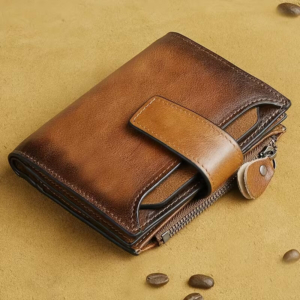 Чоловічий шкіряний гаманець «Vintage Line», коричневий колір