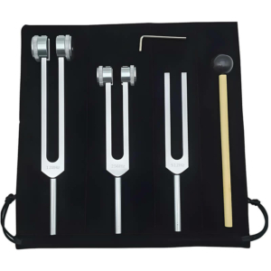 Набор камертонов Tuning Fork ​​(3 шт. - 128Гц, 256Гц, 512Гц) из алюминиевого сплава
