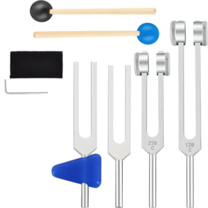 Набор камертонов Tuning Fork ​​4 шт., из алюминиевого сплава