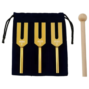Набор камертонов Tuning Fork Gold ​​(3 шт. - 4096Гц, 4160Гц, 4225Гц)