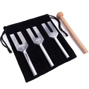 Набор камертонов Tuning Fork Silver ​​(3 шт. - 4096Гц, 4160Гц, 4225Гц)