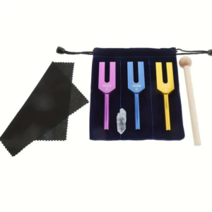 Набор камертонов Tuning Fork Colored ​​(3 шт. - 4096Гц, 4160Гц, 4225Гц)