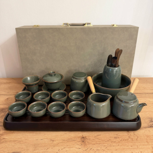 Большой эксклюзивный набор для чайной церемонии с чабанью на 8 персон «Чунцин»‎