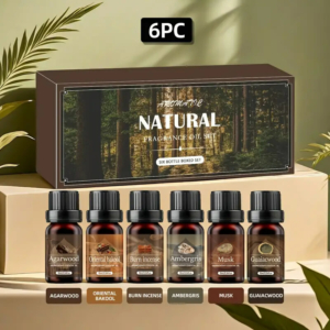Набор древесных эфирных масел 6 шт. по 10 мл «Aromatic Natural Fragrance Oil Set №2»