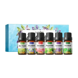 Набор аромамасел Essential Oil Set 6 шт. по 10 мл в подарочной упаковке