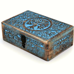 Винтажная коробка для таро «Дерево Жизни», 21,1x13x8 см