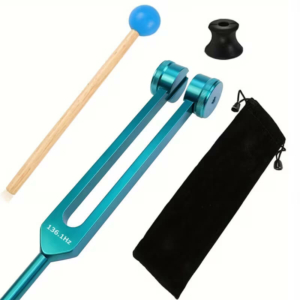 Камертон звук ОМ 136.1Гц Blue Tuning Fork, из алюминиевого сплава