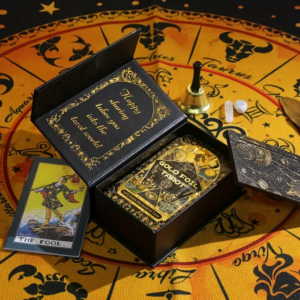 Карты Таро «Black Gold Tarot», 78 карт