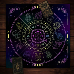 Скатерть для Таро «12 зодиаков», 50x50 см