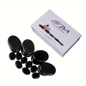 Вулканические базальтовые массажные камни для стоунтерапии «Eleven Stones 16»